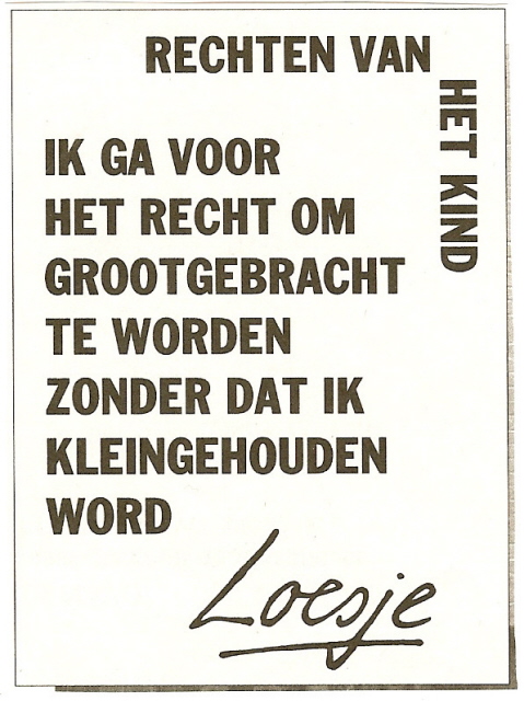 Loesje rechten van het kind