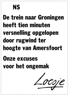 Loesje rugwind NS