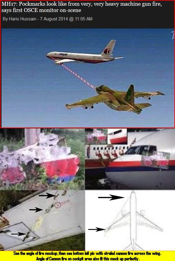 MH17 jet fighter approach