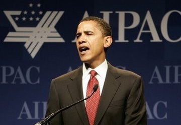 Barack Obama mocht zijn trouw betonen aan het Zionistische AIPAC-congres, vlak voor zijn uitverkiezing tot US-president..