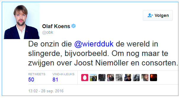 De domheid van een betweterig beginnend journalist. Zijn collega's voor dom uitmaken, o.b.v. propaganda-bewijs..