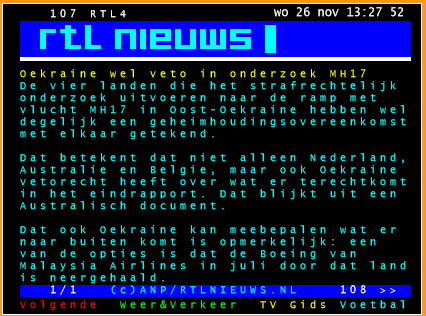 RTL teletekst oekraine veto