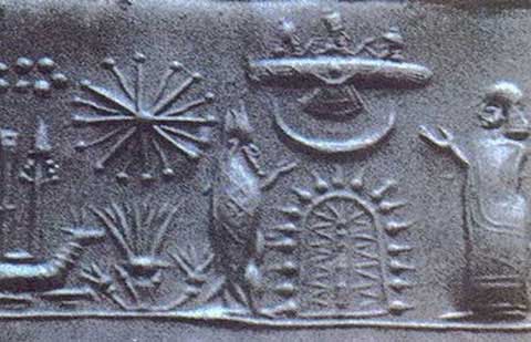 In met name de Soemerische kleitabletten zijn dit soort historische afbeeldingen van sigaarvormige vliegende schepen te zien! De Annunaki waren dus ook maar gewone 'goden'..
