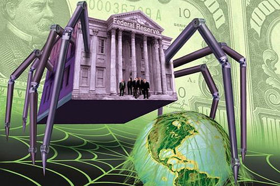 De FED, eigenaar van de Amerikaanse dollar (!!), is een gedrocht geworden, dat met name de US-dollar wereldwijd als machtsmiddel heeft ingezet.. Tegenstanders (zoals Khadaffi in Libië) werden een kopje kleiner gemaakt. Onder valse voorwendselen, natuurlijk..