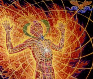 holy-fire-alex-grey-1987 Universele hartsverbinding volgens Alex Grey (1987)