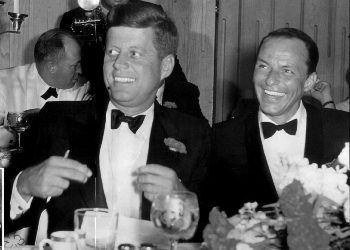 John F. Kennedy en Frank Sinatra