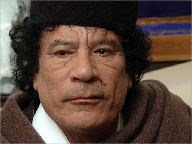 Mohammar Khadaffi, Libische leider, dictator en heeeel goed voor zijn volk..! Waarom moest ie weg dan.. 