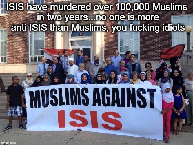 muslims against ISIS