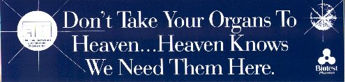 organs to heaven
