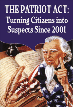 De aanslagen van 9/11 waren nog maar een paar weken achter de rug en een kant en klare 'Patriot Act' werd gepresenteerd.. Uit de kas gehaald..?