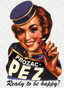 Een kinderprozac'je... 'Ready to be happy?'...