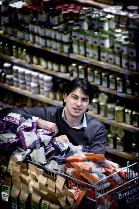 Quirijn Bolle, initiatiefnemer van het succesvolle, duurzame supermarktconcept 'MARQT'.