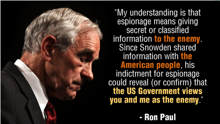 ron paul snowden