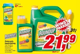 De RoundUp-winstpakker... Jaja, pak je winst.. Of één van de andere heftige ziekten die je van dit spul krijgt. Inclusief onvruchtbaarheid..!