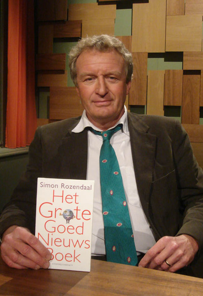 'Wetenschapsjournalist' Simon Roozendaal. Alleen maar 'goed nieuws' te koop bij deze man? Schone schijn bedriegt echter stevig, zo blijkt uit zijn optreden.