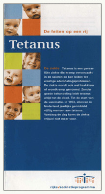 De Tetanus-folder van het RIVM, uitgedeeld in het kader van het Rijksvaccinatieprogramma. Bewuste leugens of 'amateuristisch gekneuter'..?