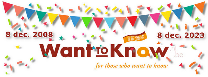 15 jaar WantToKnow banner NB