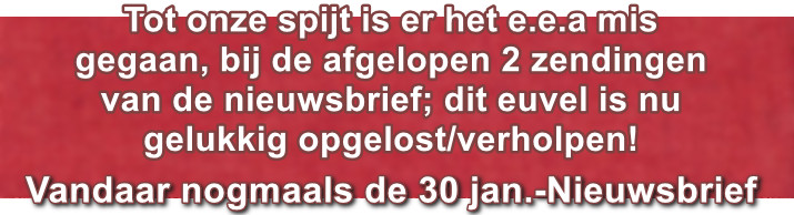 Banner NB verkeerde/geen verzending NB 30 jan 23