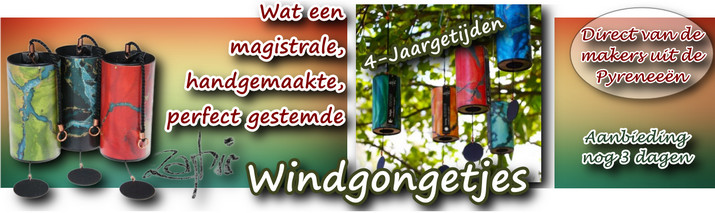Zaphir windgongetjes juni 2023